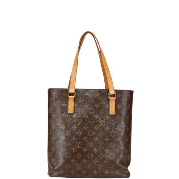 LOUIS VUITTON Authentic Brown Monogram Leather Shoulder Bag